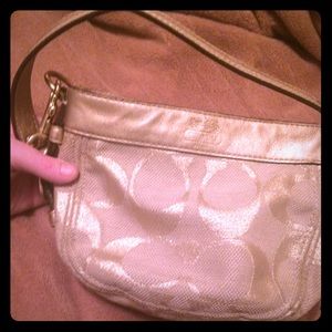 Gold Coach Signature C Purse!!!